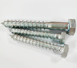 Ocynkowana standardowa śruba z łbem sześciokątnym DIN 571 z półgwintem o różnej wielkości produkcji, ltd