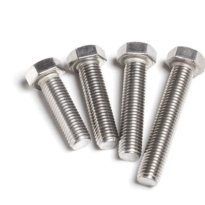 Związki z pełnym niciem biały z cynkiem o pojemności 4,8 Hex bolt DIN933 M5-M24