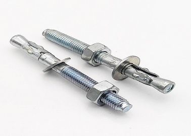 Metalowe śruby kotwicze ze stali węglowej koloru żółtego Żelazny materiał kotwica do konstrukcji elementów mocujących