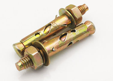 Żółty/biały cynkowany Anchor Bolt Antiskid Shark Fin Typ M6 cynkowany gotowy