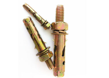 Żółty/biały cynkowany Anchor Bolt Antiskid Shark Fin Typ M6 cynkowany gotowy