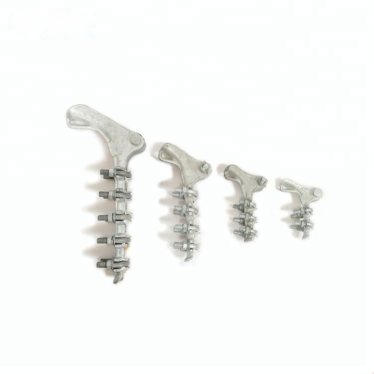 Klasa 4.8 Antenowe złącze kablowe Nld Anchor Strain Clamp Tension Clamp dla elektrycznego